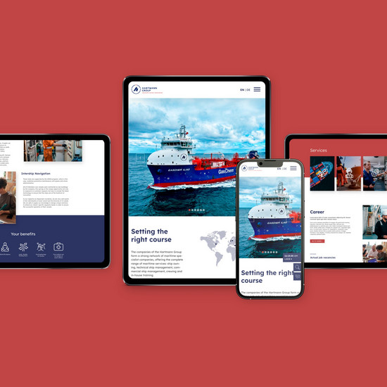 Auf Kurs Richtung Zukunft Einblick in die neue Website