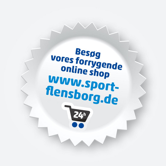 Bleiben am Ball Weißer Kreis mit einem Link