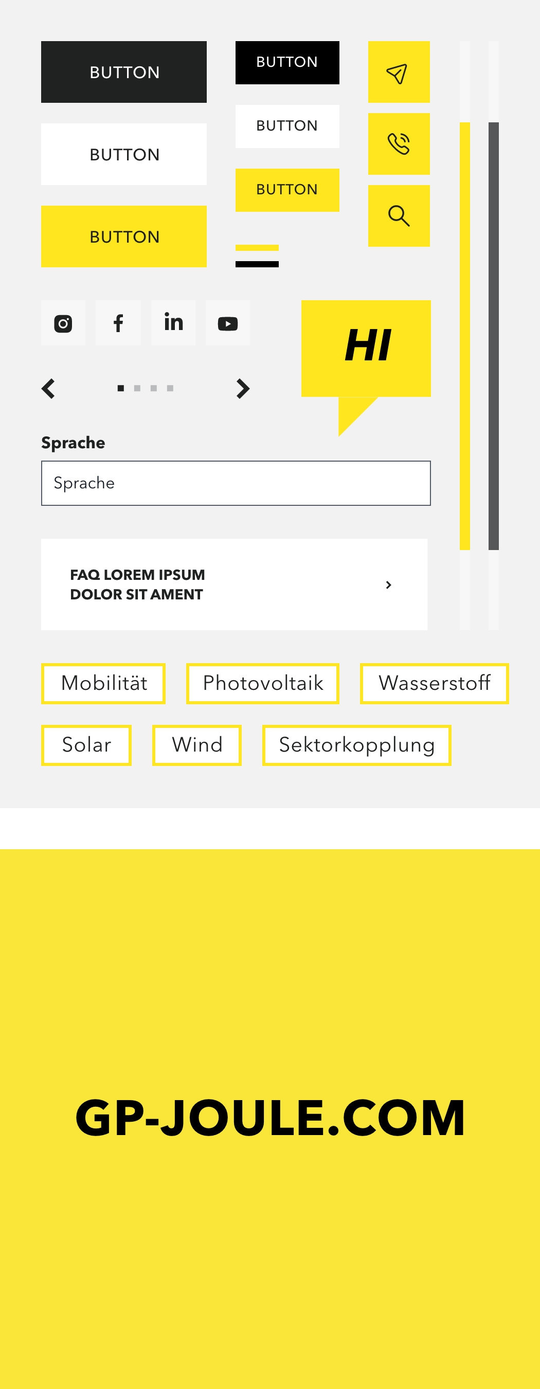 hochzwei_GP_teaser_12.jpg Buttons, Icons und Felder, die auf der neuen Seite verwendet wurden