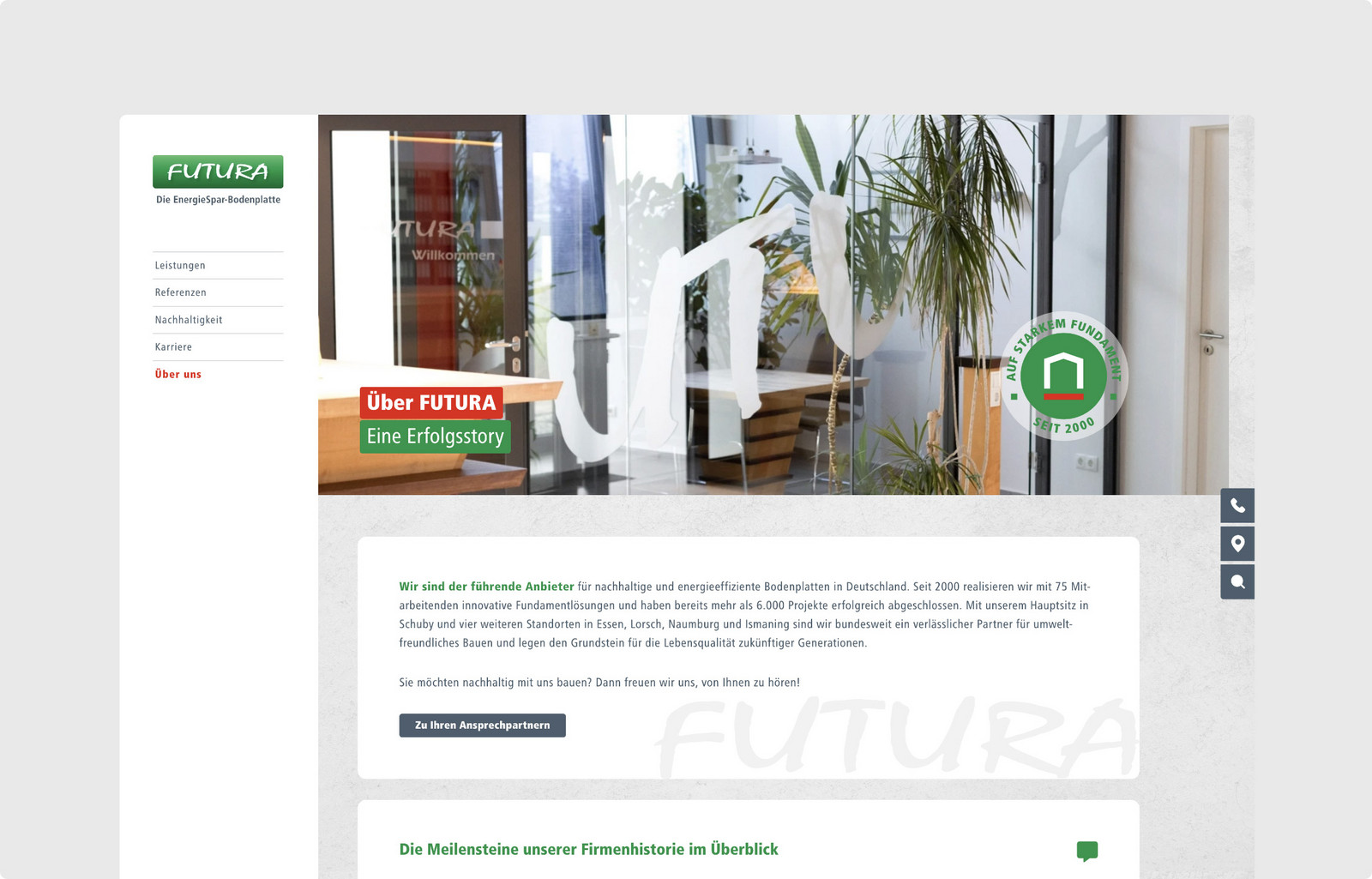 h2_futura_teaser_09.jpg Ansicht der Meilensteine Unterseite der Futura Webseite