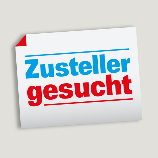 Lokalrunde Weiße Kachel mit rot blauer Schrift