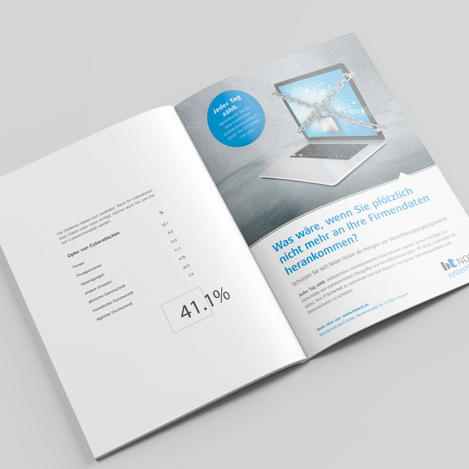 hochzwei_btnord_teaser_03.jpg Aufgeschlagene Broschüre für bt Nord