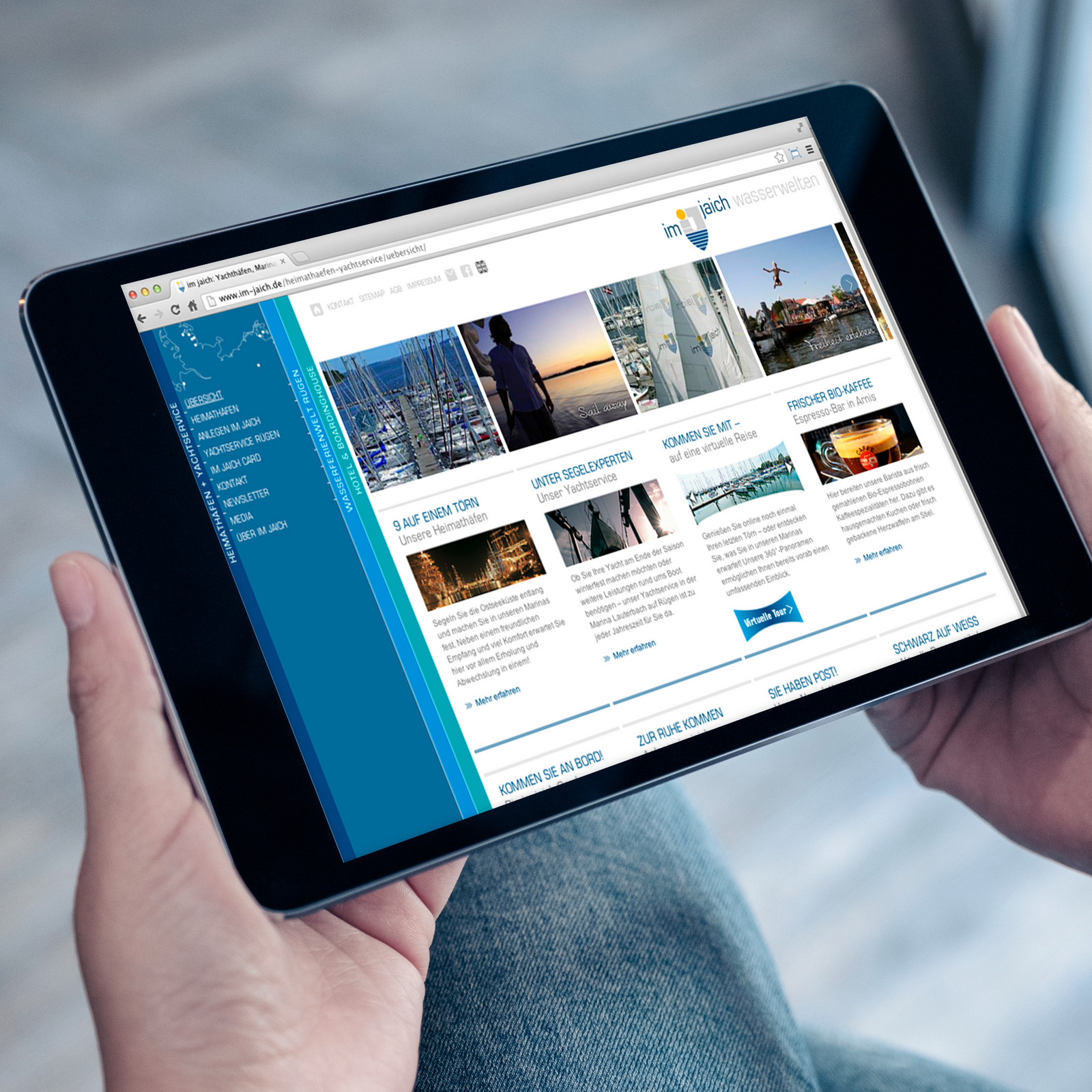 hochzwei_imjaich_teaser_02.jpg Eine Person surft auf der Im Jaich Hoempage