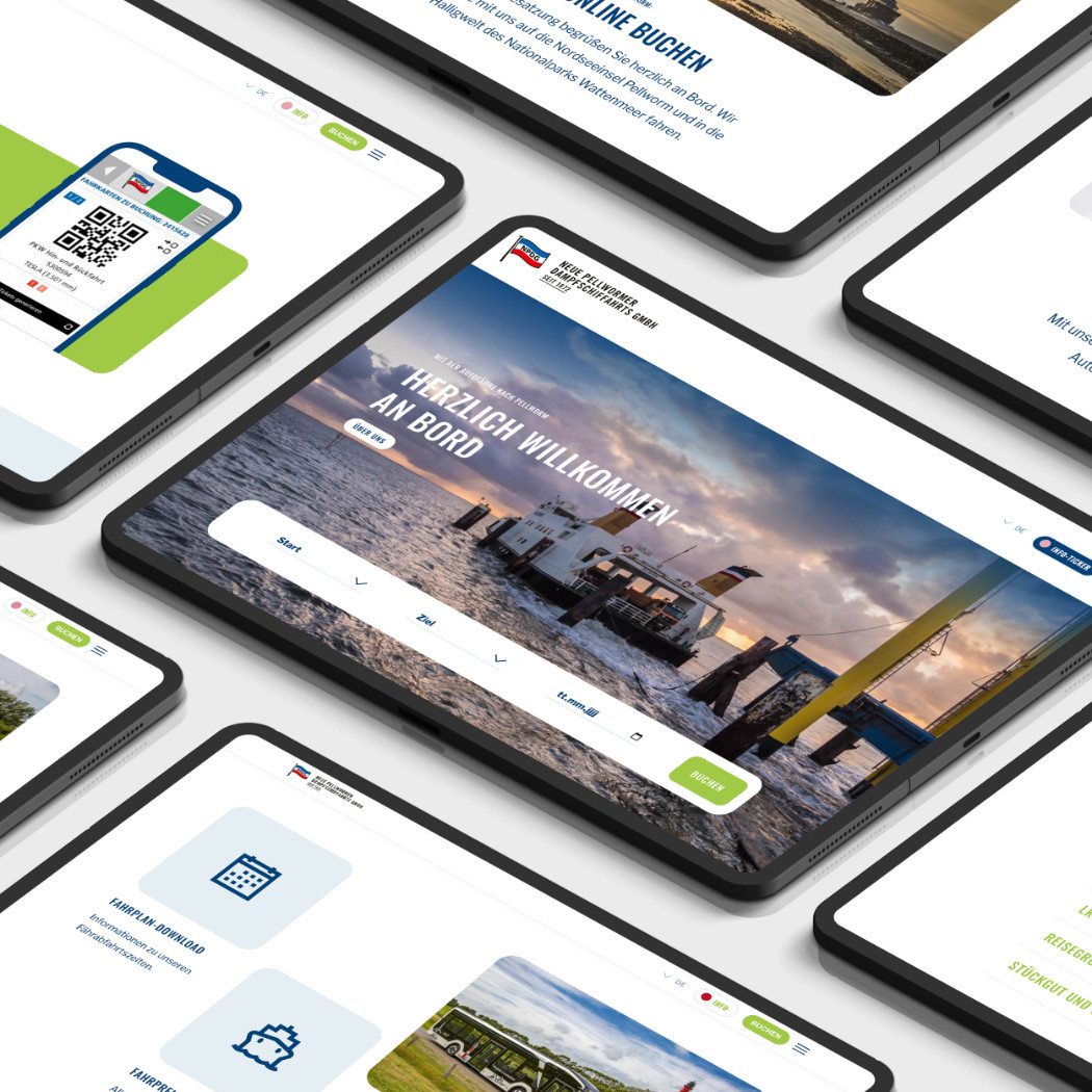 hochzwei_Pellworm_teaser_04.jpg Mehrere digitalen Ansichten der Fähre Pellworm Homepage