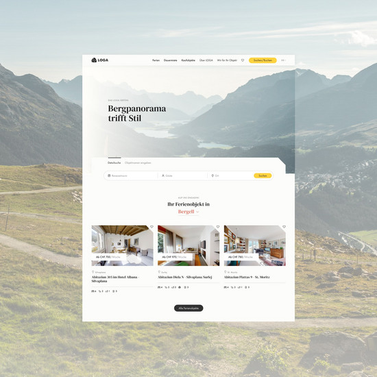 Über den Wolken Ferienobjekte in Bergell von Loga